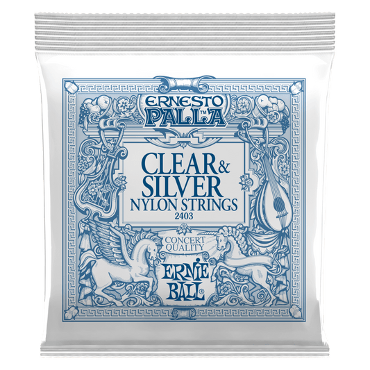 Ernesto Palla Nylon Classical Guitar Strings - Clear & Silver
