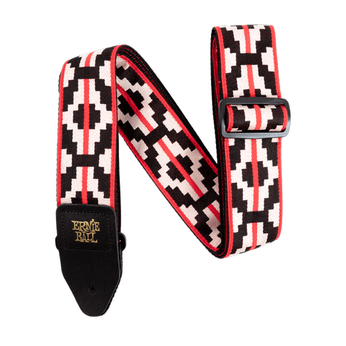 ERNIE BALL RISTRA RED JACQUARD STRAP