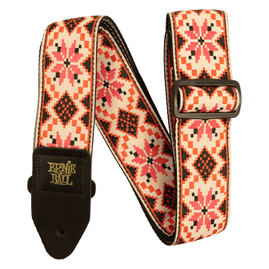 ERNIE BALL CINNAMON NEEDLEPOINT JACQUARD GUITAR STRAP