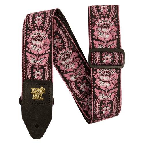 ERNIE BALL PINK ORLEANS JACQUARD STRAP