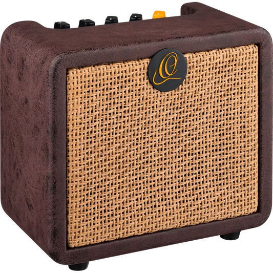 Ortega PTWO 12W Bluetooth® Premium Vintage Design Pocket Acoustic Amplifier w/Built-In Effects