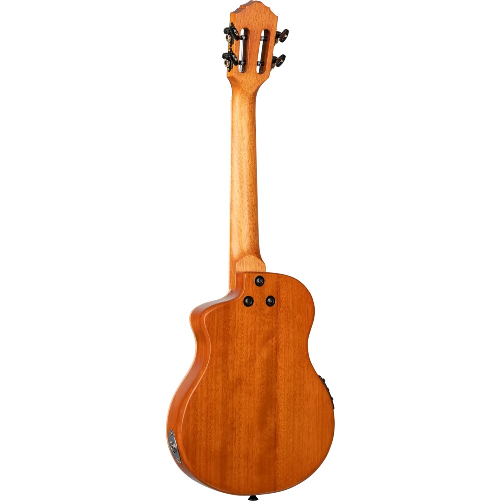 Ortega RTPX-U-FMA TourPlayer Deluxe Tenor Ukulele ~ Flame Maple Blue