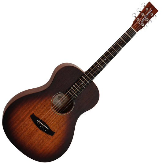 Tanglewood Crossroads TC8 Parlour Guitar ~ Whiskey Barrel Burst
