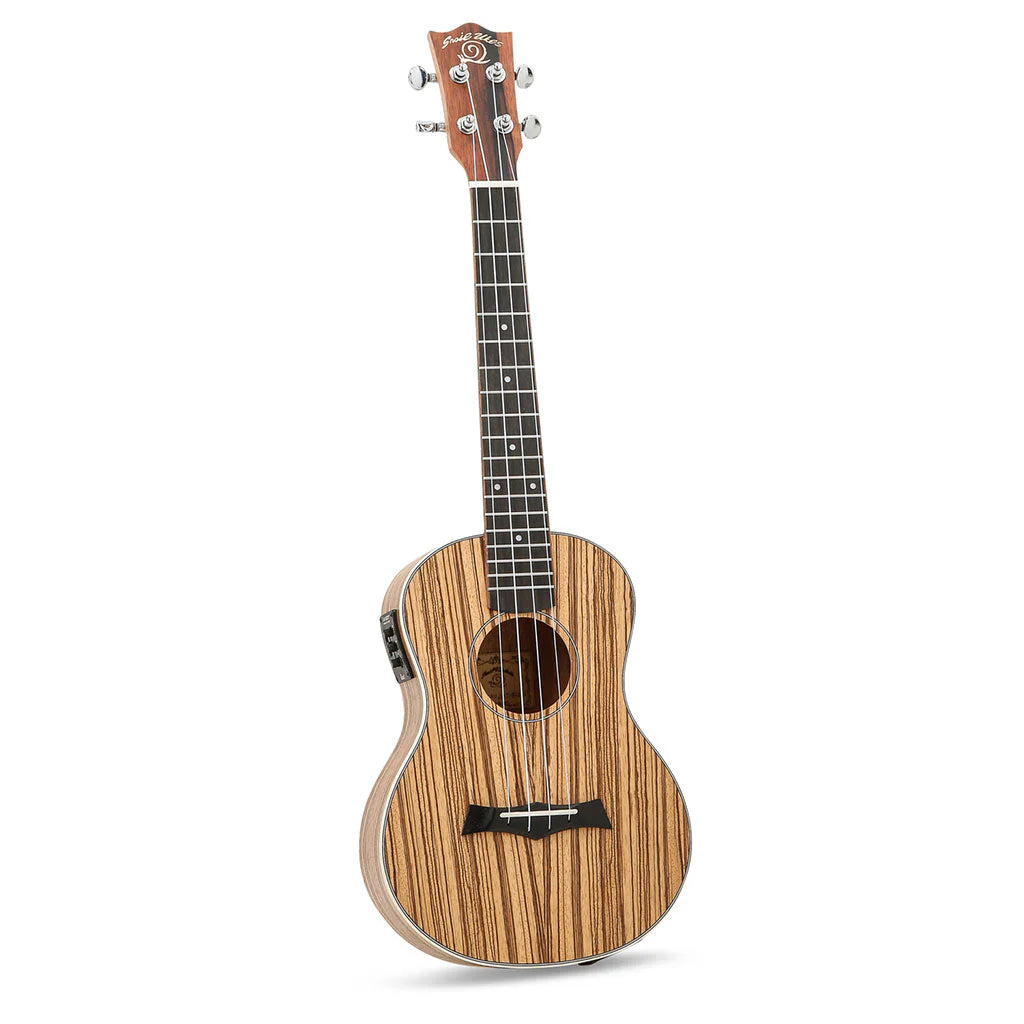 Snail UKT-528EQ Zebrawood Electro Tenor Ukulele
