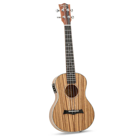 Snail UKT-528EQ Zebrawood Electro Tenor Ukulele