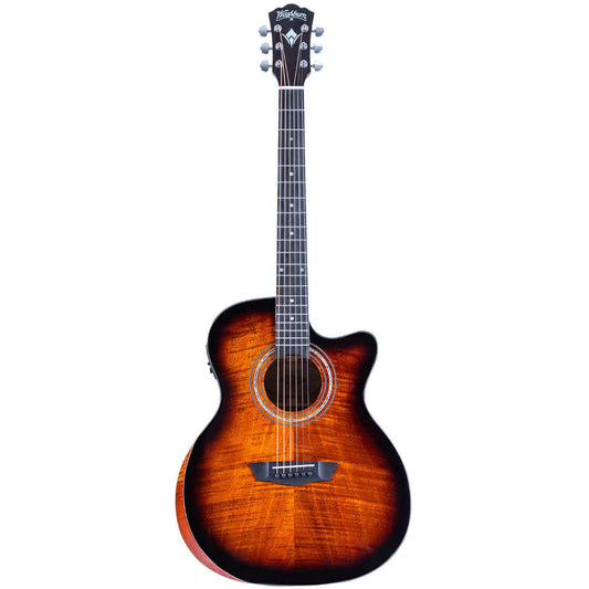Washburn Comfort WCG12FCE ~ Cognac Sunburst