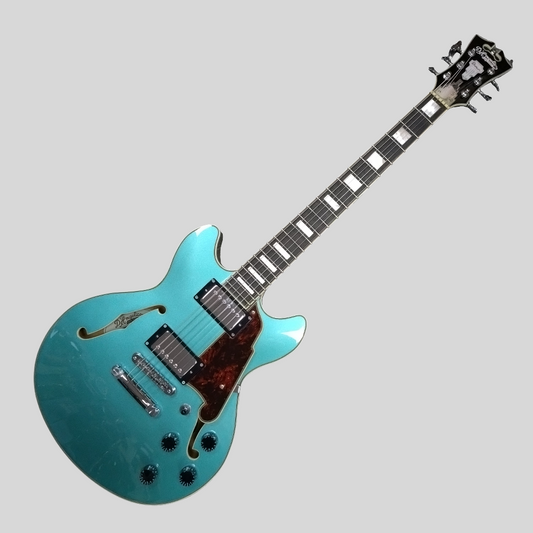 D'Angelico Premier Mini DC ~ Ocean Turquoise [2022]