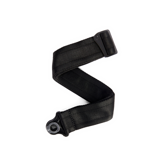 D'addario Auto Lock Nylon Guitar Strap ~ Black
