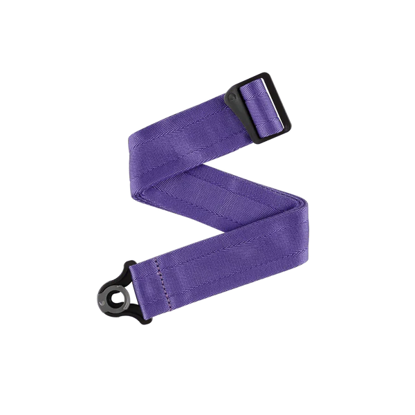 D'addario Auto Lock Nylon Guitar Strap ~ Deep Violet
