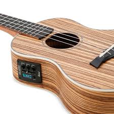 Snail UKT-528EQ Zebrawood Electro Tenor Ukulele