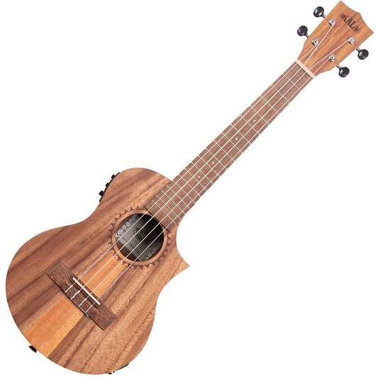 Kala Teak Tri-Top Tenor Ukulele w/ Cutaway & EQ