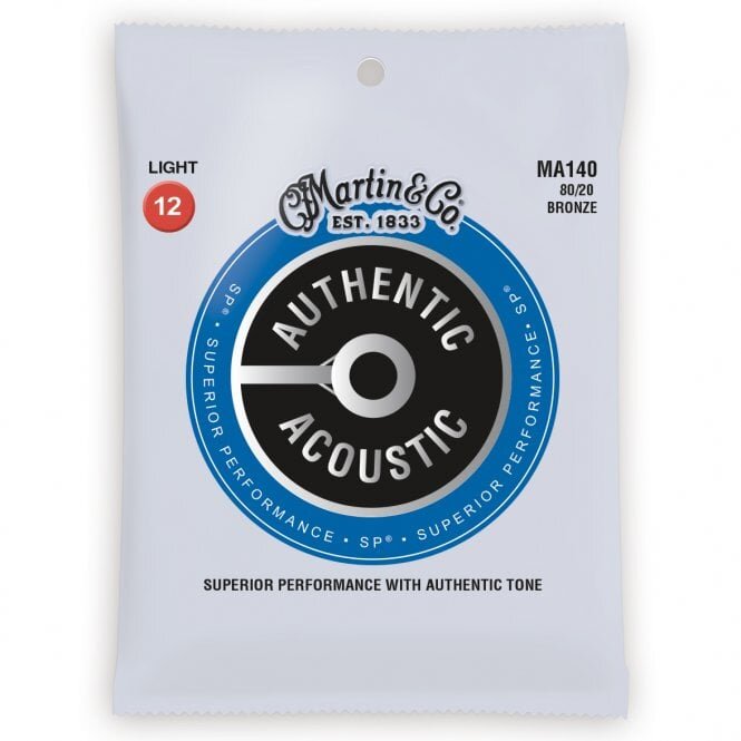Martin Authentic Acoustic Strings SP 80/20 Bronze - Light 12-54