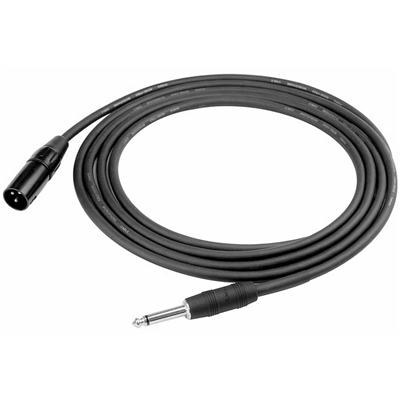 KIRLIN DELUXE MIC CABLE XLR (M) TO JACK - 25FT