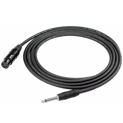 KIRLIN DELUXE MIC CABLE XLR (F) TO JACK - 25FT