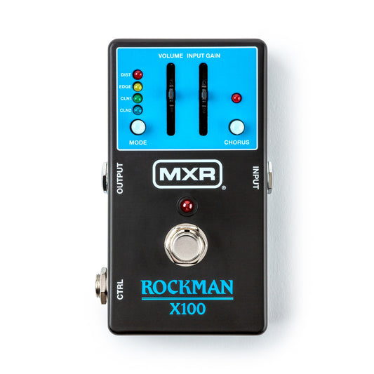 MXR® ROCKMAN® X100™ ANALOG TONE PROCESSOR