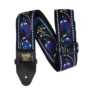 ERNIE BALL PURPLE PLEASANT PHEASANT JACQUARD GUITAR STRAP