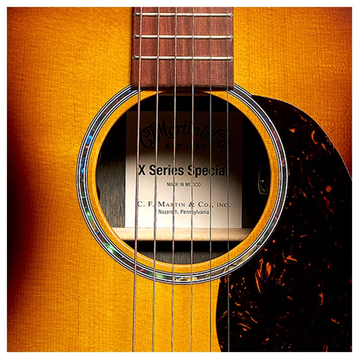 Martin 000-X2E Brazilian Burst Special Electro Acoustic Guitar