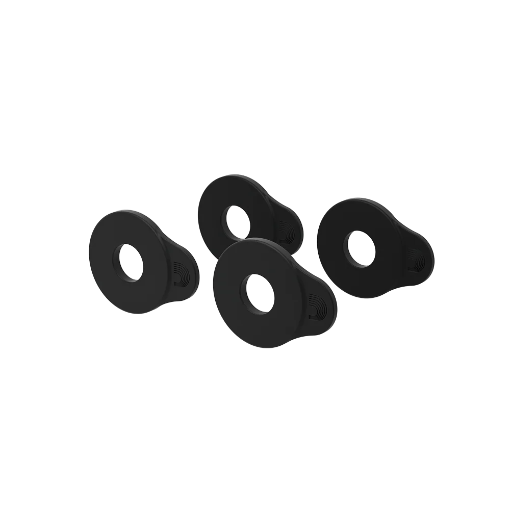 D'addario Flex Lock Strap Block 4pk - Black