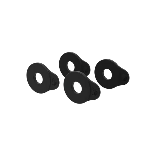 D'addario Flex Lock Strap Block 4pk - Black