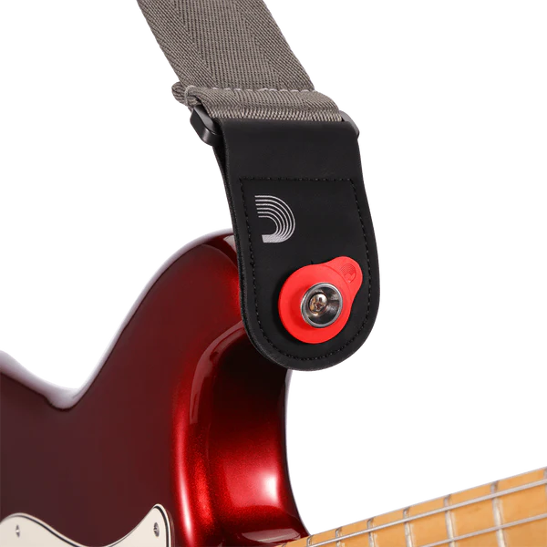 D'addario Flex Lock Strap Block 4pk - Red