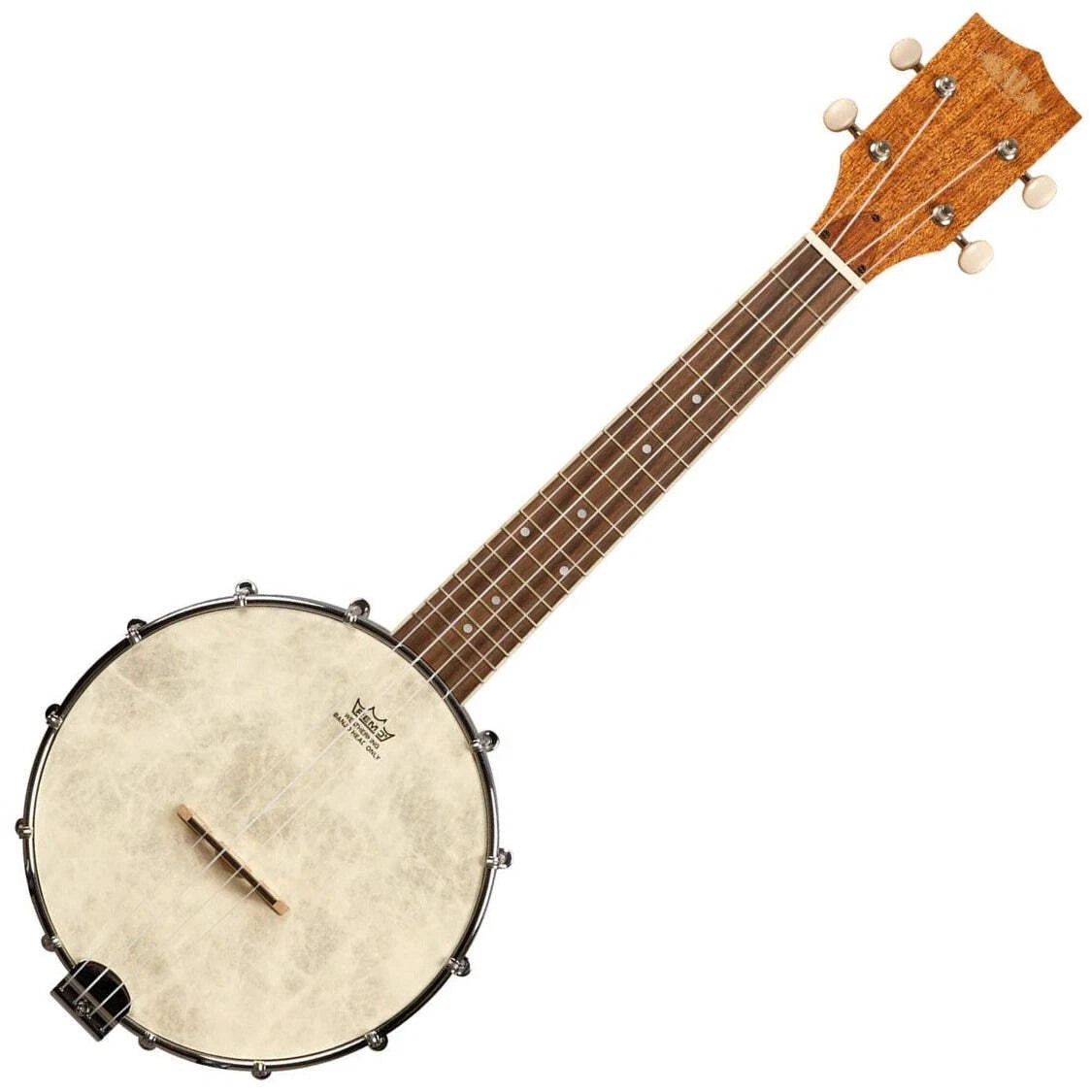 Kala Natural Mahogany Banjo Concert Ukulele with Bag